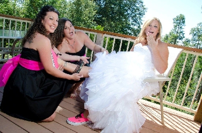 "Hot Chicks "Bride" Ashley & Her Sisters Kara & Courtney"