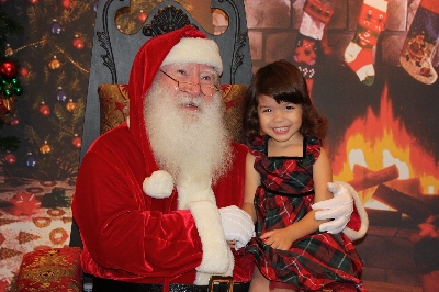 "Santa & His Grand Niece Karina"