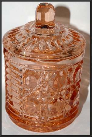 Pink Vintage Glassware: Canisters, Cookie Jars & Salt & Pepper Shakers