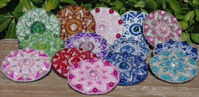Artisan Beadwork: Handcrafted Bead Embroidery Brooch's