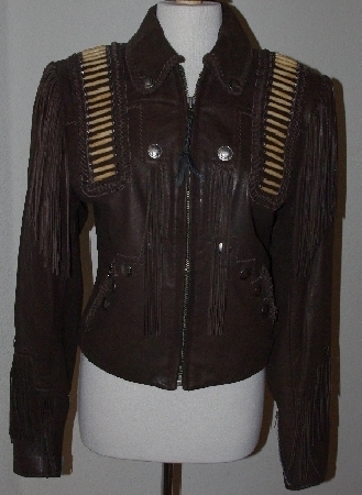 Posh Designer Fashion:  Suede & Leather Western Jackets