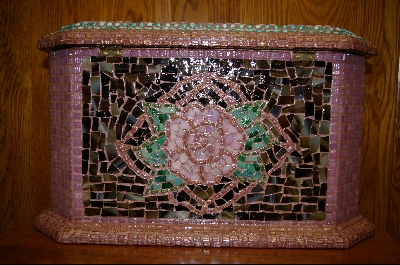 Stained Glass Mosaic Artwork:  Mosaic Treasure Boxes & Bird Houses