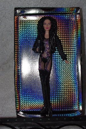 +MBAMG #79-123 "Cher Black Lable Barbie & Pink T-ShirT"