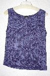 +MBAMG #79-101  "Citiknits Purple Floral Stretch Tank"