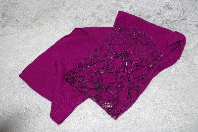 +MBAMG #79-010  "1980's One Of a Kind Hand Beaded & Embroidered Sash Belt"