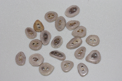 **MBAMG #79-077  "Vintage Lot Of Hand Carved Antler Buttons"
