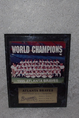 +MBAMG #11-0729  "1995 Atlanta Braves World Series Plaque"