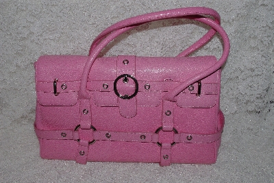 +MBAMG #11-1068  "The Find Pink Buckle Up Hand Bag"