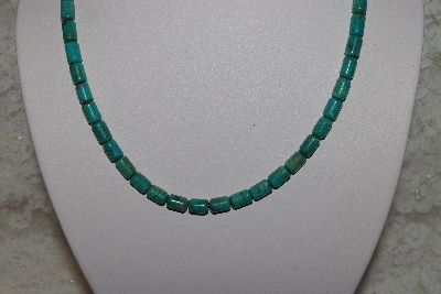 +MBAMG #11-893  "Blue Turquoise Bead Necklace"