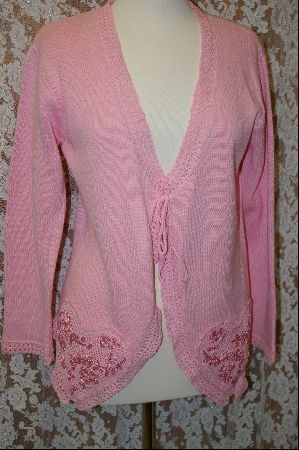 +MBA #7950  "StoryBook Knits Limited Edition Pink Hearts Sweater