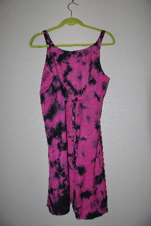 +MBAMG #12-020  "Kaa Ku Embroidered Pink & Black Summer Dress"