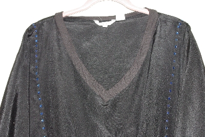 +MBAMG #11-1108  "Royal Silk One Of A Kind Embelished Top"