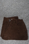 +MBAMG #12-033  Size 6 Long  "Chadwicks Bagatelle Brown Suede Jeans"
