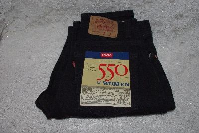 +MBAMG #11-1138   "Size 9 Medium 28x31  "Levi's Black 550 Jeans"