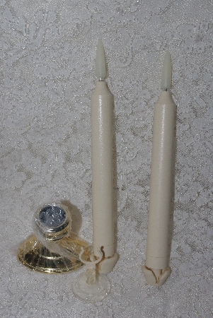 +MBAMG #79-011  "Set Of 2 Battery Operated 9" Led Taper Candles"