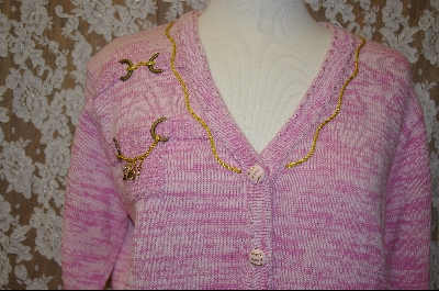 +MBA #7929   "StoryBook Knits Limited  Edition  Multi Pink Charm Sweater