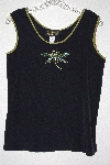 +MBAMG #76-008  "Bob Mackie's Black Silk Dragonfly Tank"