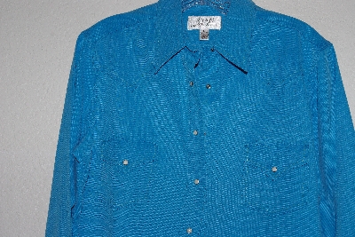 +MBAMG #76-026  "Ryan Michael Sky Blue Western Shirt"