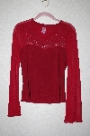 +MBAMG #76-027  "Check Fancy Red Stretch Top"