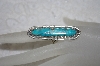 +MBATQ #1-1154  "Artist "AG"  Signed Blue Turquoise Ring"