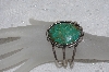 +MBATQ #2-097  "Beautiful Green Turquoise Cuff  Bracelet"