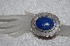 +MBATQ #2-114  "Tom Lewis" Large Fancy Artist Signed Blue Lapis Cuff Bracelet"