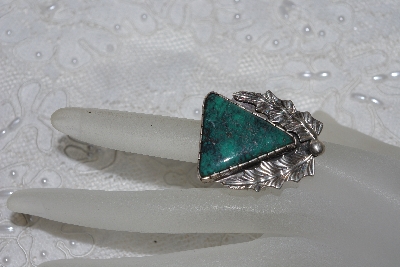 +MBATQ #2-191  "Fancy Green Turquoise Ring"