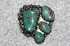 +MBATQ #3-135  "Fancy Green Turquoise Pendant"