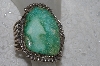 +MBATQ #3-183  "Fancy Large Green Turquoise Cuff Bracelet"