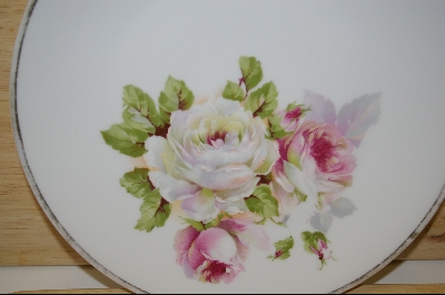 +MBA #52  "Hand Painted German Rose Plate