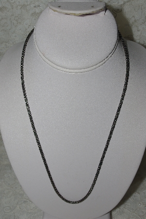 +MBATQ #3-333   "22" Italian Made Fancy Silver Chain"
