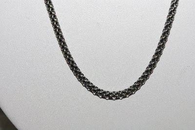 +MBATQ #3-333   "22" Italian Made Fancy Silver Chain"