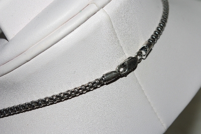 +MBATQ #3-333   "22" Italian Made Fancy Silver Chain"