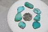 +MBATQ #3-327  "Lot Of 7 Blue Turquoise Stones"