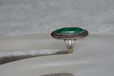 +MBATQ #3-324  "Artist "Donetal Nava"  Signed Malacite Ring"