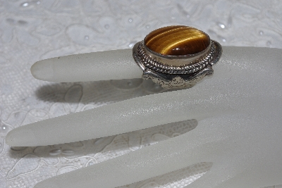 +MBATQ #3-315  "Fancy Sterling Tiger Eye Ring"