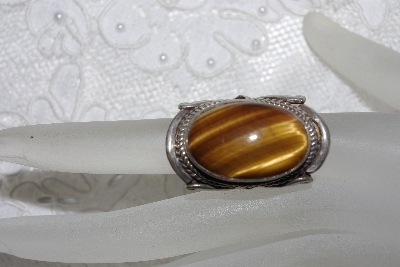 +MBATQ #3-315  "Fancy Sterling Tiger Eye Ring"