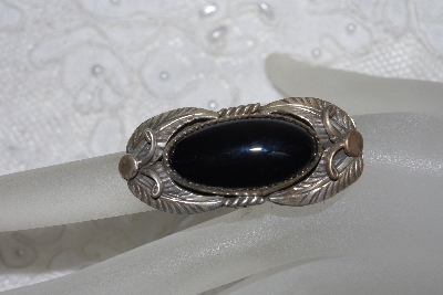 +MBATQ #3-291  "Artist "DB" Signed Fancy Black Onyx Ring"