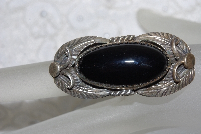 +MBATQ #3-291  "Artist "DB" Signed Fancy Black Onyx Ring"