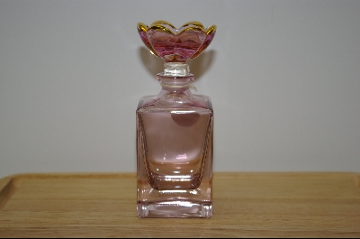 +MBA #8260  "Lavender Italian Made Crystal Perfume Bottle