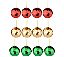 +MBAMG #24-240  "Set Of 12 Sequin Round Ornament Ball Gift Boxs"