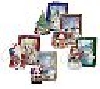MBAMG #24-243  "Set Of 5 Mr. Christmas Porcelain Music Ornament Collection"