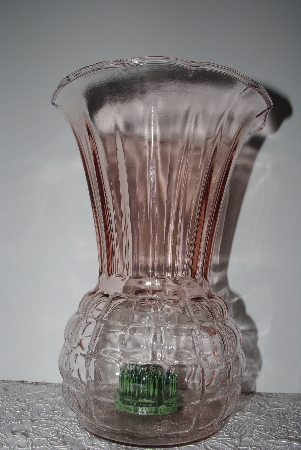 +MBAMG #24-001  "Fancy Pink Glass Vase"