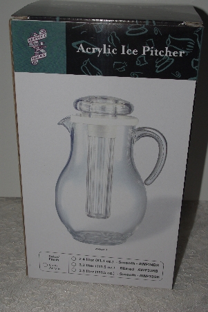 +MBAMG #003-271      "Service Ideas Acrylic Ice Pitcher"