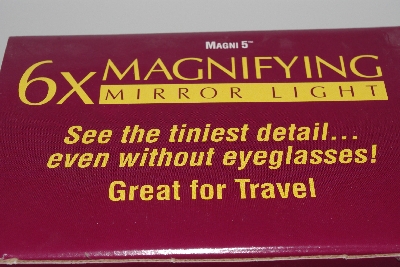 +MBAMG #003-72  "Floxite Magni 5/ 6X Magnifying Mirror Light"
