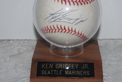 +MBAMG #003-122  "Ken Griffey Jr. 1990's Autographed Baseball With Display Case"