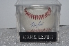 +MBAMG #003-093  "1990's Rawlings "Mark Lemke" Autographed Baseball In Storage Cube"