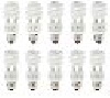 +MBAMG #019-8462    "Set Of 10 DuraBright EcoSave CFL 12,000 Hour 14W Super Bulbs"