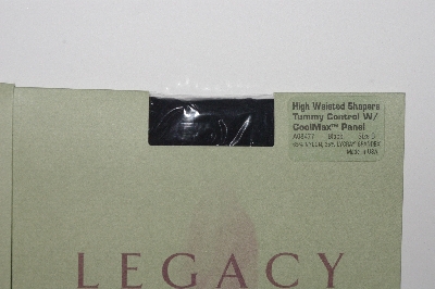 +MBAMG #T06-189   "Set Of 2 Legacy Shapewear Black High Waisted Shapers With Tummy Control & CoolMax Panel"