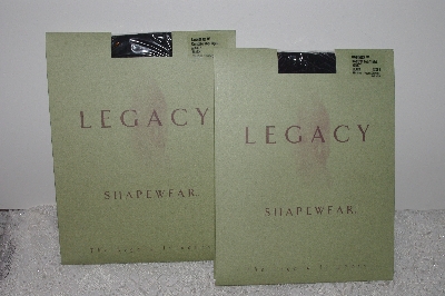 +MBAMG #T06-206    "Set Of 2 Legacy Shapewear Black Control Top Tights"